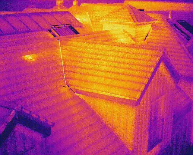 Thermal Imaging Roof Survey Image Trowbridge